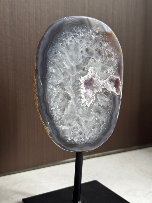 Agaat zilver/lila